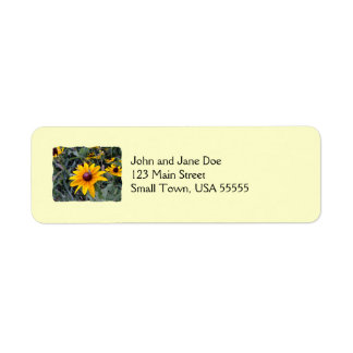 Etiquetas de Endereço de Devolução Amarelo Susan d