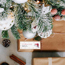 Etiquetas de Endereço de Devolução de Papais noeis