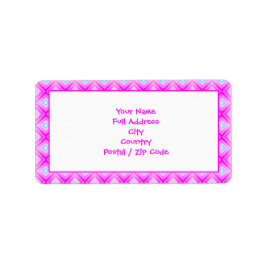 Etiquetas de Endereço de Devolução Grande, Cor-de-