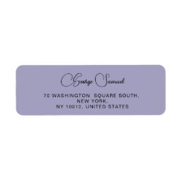 Etiquetas de endereço de devolução personalizada m