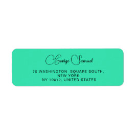 Etiquetas de endereço de devolução personalizada m