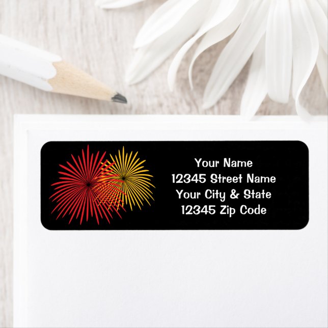 Etiquetas de endereço de devolução personalizadas  (Insitu)