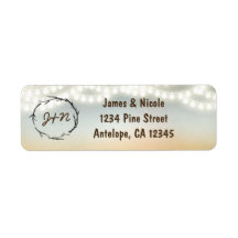 Etiquetas de Endereço de Luzes de Corda de Grinald