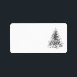 Etiquetas de endereço de Natal CHRISTMAS TREE<br><div class="desc">Design de Árvore de Natal com etiquetas de endereço de Natal</div>