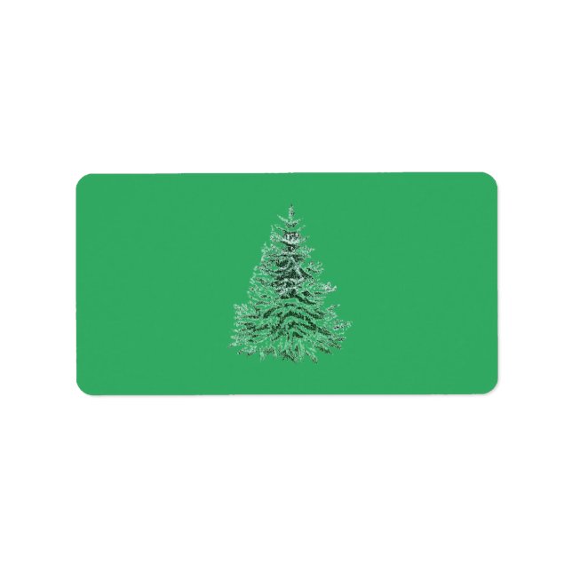 Etiquetas de endereço de Natal SASONAL (Frente)