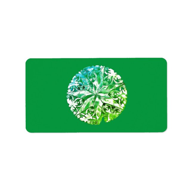 ETIQUETAS DE ENDEREÇO DE NATAL SAUDAÇÕES SAZONAIS (Frente)