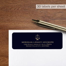 Etiquetas de Endereço de Remetente com Logotipo da