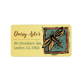 Etiquetas de Endereço de Retorno de Jardim Rústico