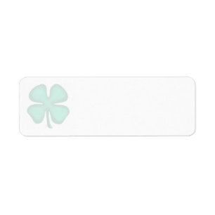Etiquetas de endereço de retorno de Trevo Irlandês