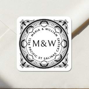 Etiquetas de Endereço de Retorno Lemons & Bows - P