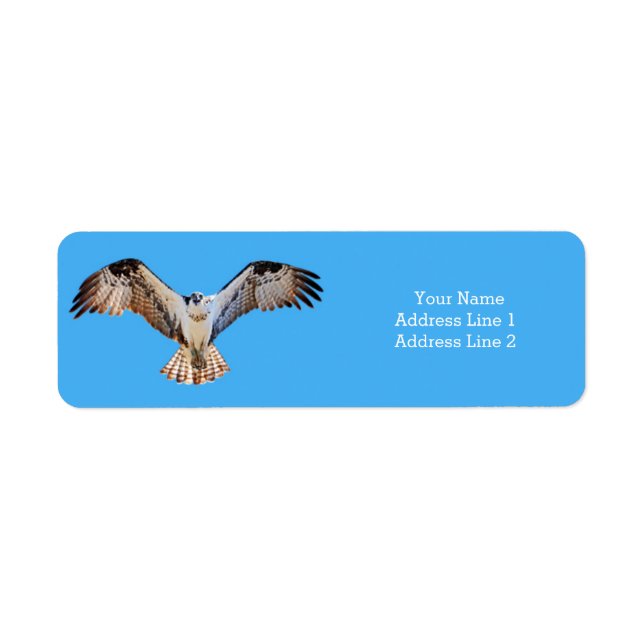 Etiquetas de Endereço de Retorno Osprey (Frente)