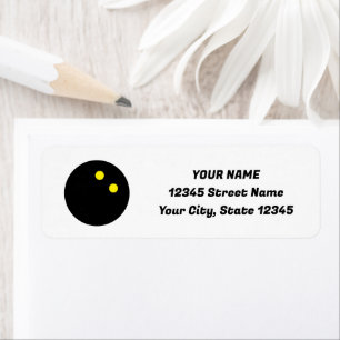 Etiquetas de endereço de retorno personalizado do 