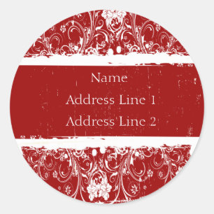 Etiquetas de endereço do chique