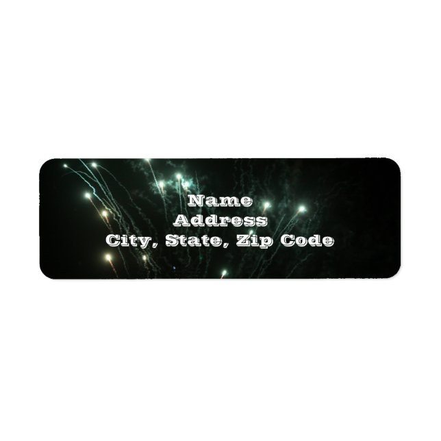 Etiquetas de Endereço do Fireworks (Frente)