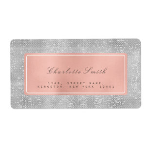 Etiquetas de endereço do remetente Dourados do