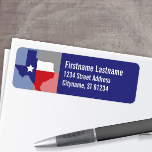 Etiquetas de Endereço do Texas