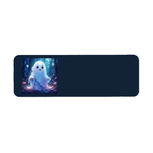 Etiquetas de Endereço Ghost Cachorro (Frente)