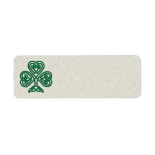 ETIQUETAS DE ENDEREÇO IRLANDESAS DO SÍMBOLO DO