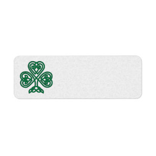 ETIQUETAS DE ENDEREÇO IRLANDESAS DO SÍMBOLO DO