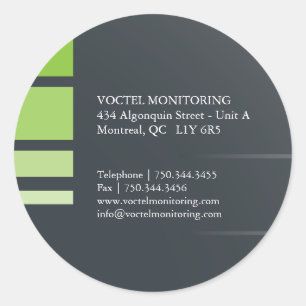 Etiquetas de endereço modernas