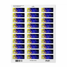 Etiquetas de Endereço Personalizadas Fleur de Lei