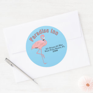 Etiquetas de Endereço Personalizadas Tema Tropical