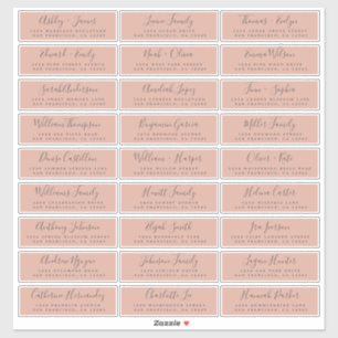 Etiquetas de Endereço Personalizáveis para Convida