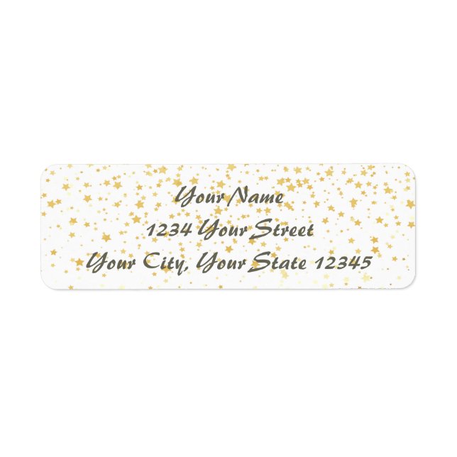 Etiquetas de Endereço Starfall (Frente)