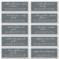 Etiquetas de Endereços Convidado de Casamento de C