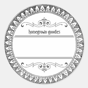 Etiquetas de enlatamento do Vazio de vindima