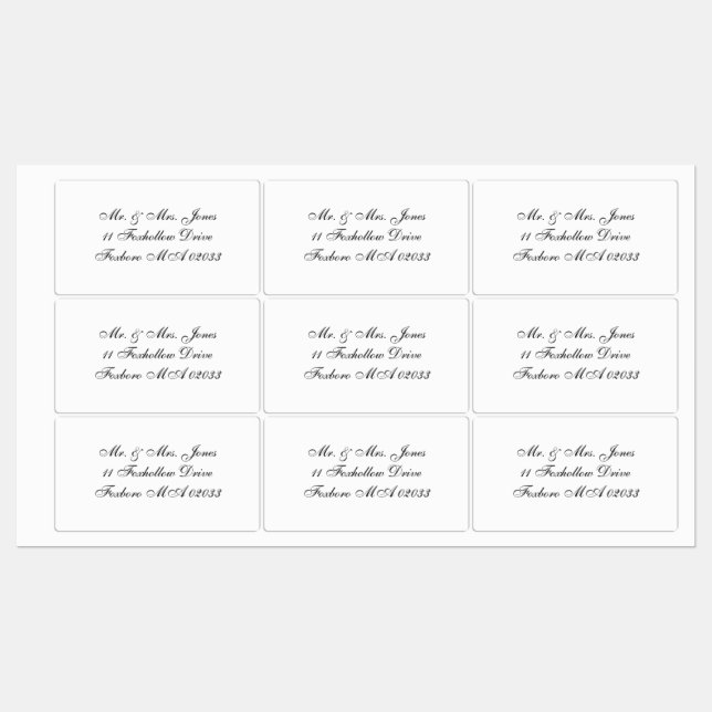 Etiquetas de Entrega Personalizadas (Folha)