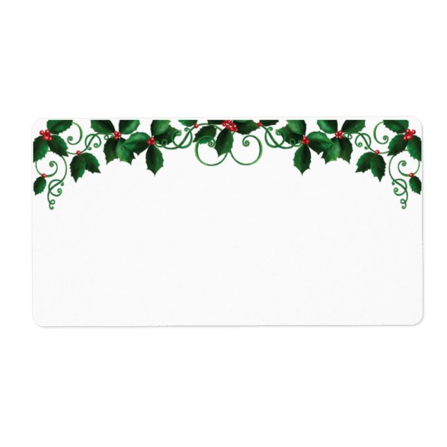 Etiquetas de Envio de Natal (Frente)