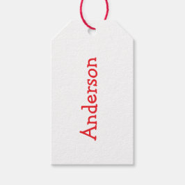 Etiquetas de Estoque de Natal Personalizadas, Nome