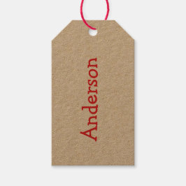 Etiquetas de Estoque de Natal Personalizadas, Nome