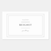 Etiquetas de etiqueta de Comida da rede begnet