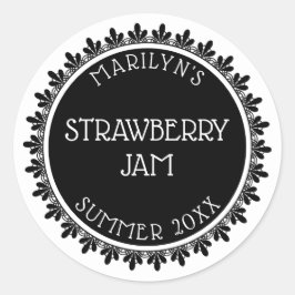 Etiquetas de etiqueta de latão preto e branco