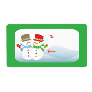 Etiquetas de etiquetas de presentes de Natal para 