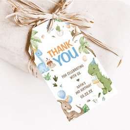 Etiquetas de Favor da Festa de aniversário Dinossa