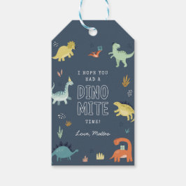 Etiquetas de Favor de Aniversário de Dinossauro Fo