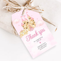 Etiquetas de Favor de Aniversário de Princesa