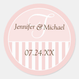 Etiquetas de Favor de Casamento Personalizado Mono