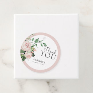 Etiquetas de Favor de Chuveirinho de Noiva Blush P