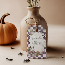 Etiquetas de Favor de Halloween Cottagecore Assomb