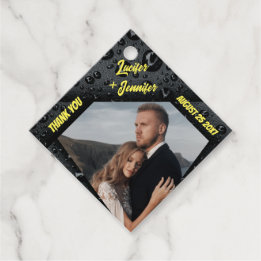 Etiquetas de Favor do Casamento Personalizado do D