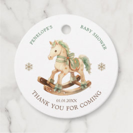 Etiquetas de Favor do Chá de fraldas de Cavalo-Roc