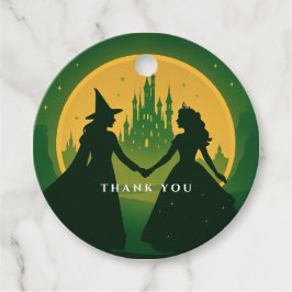 Etiquetas de Favor do Chá de fraldas - Elphaba & G