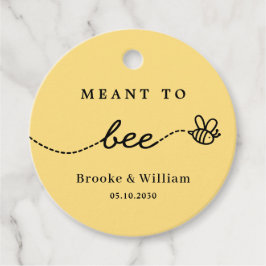 Etiquetas de Favor para Noiva Abelha Casamento Chá
