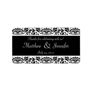 Etiquetas de favorecimento de Casamento tema damas