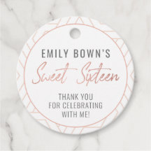 Etiquetas de Favoritos de festa de aniversário Doc