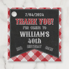 Etiquetas de Favoritos de Festa de aniversário e F